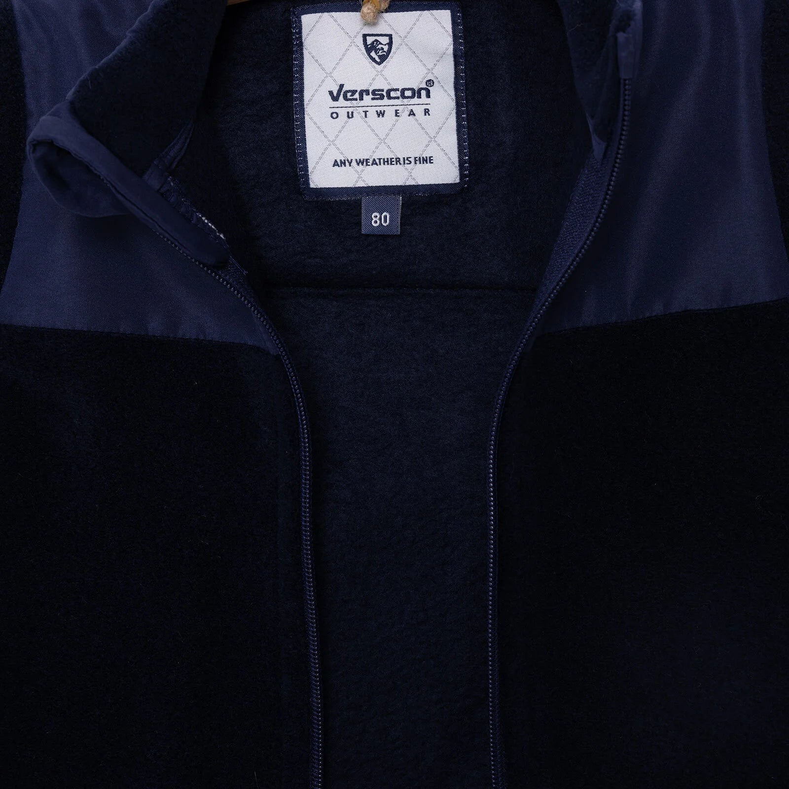 Verscon Basic Boy Fleece Cardigan - Navy Blue - ebebek - Black Friday