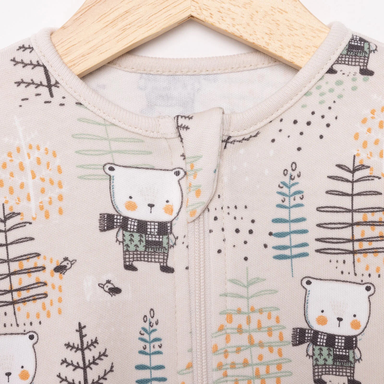 HelloBaby Footed Jumpsuit - Beige - ebebek - Black Friday