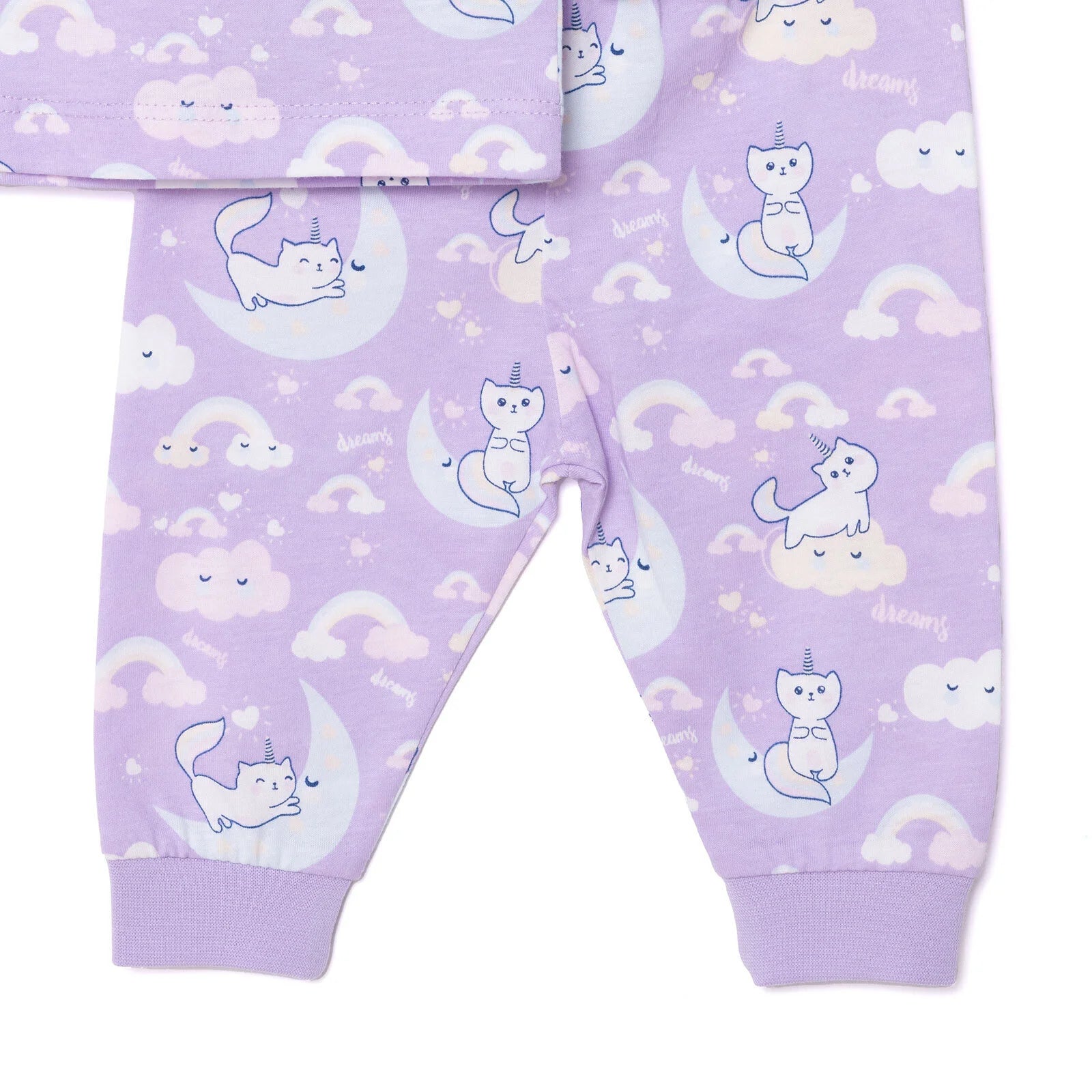 HelloBaby Girl Long Sleeve Pyjamas Set - Purple - ebebek - Black Friday