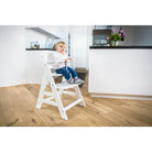 Hauck Alpha+ Wooden Highchair - White - ebebek - Black Friday