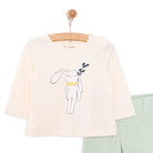 HelloBaby Unisex Long Sleeve Bodysuit - Ecru - ebebek - Black Friday