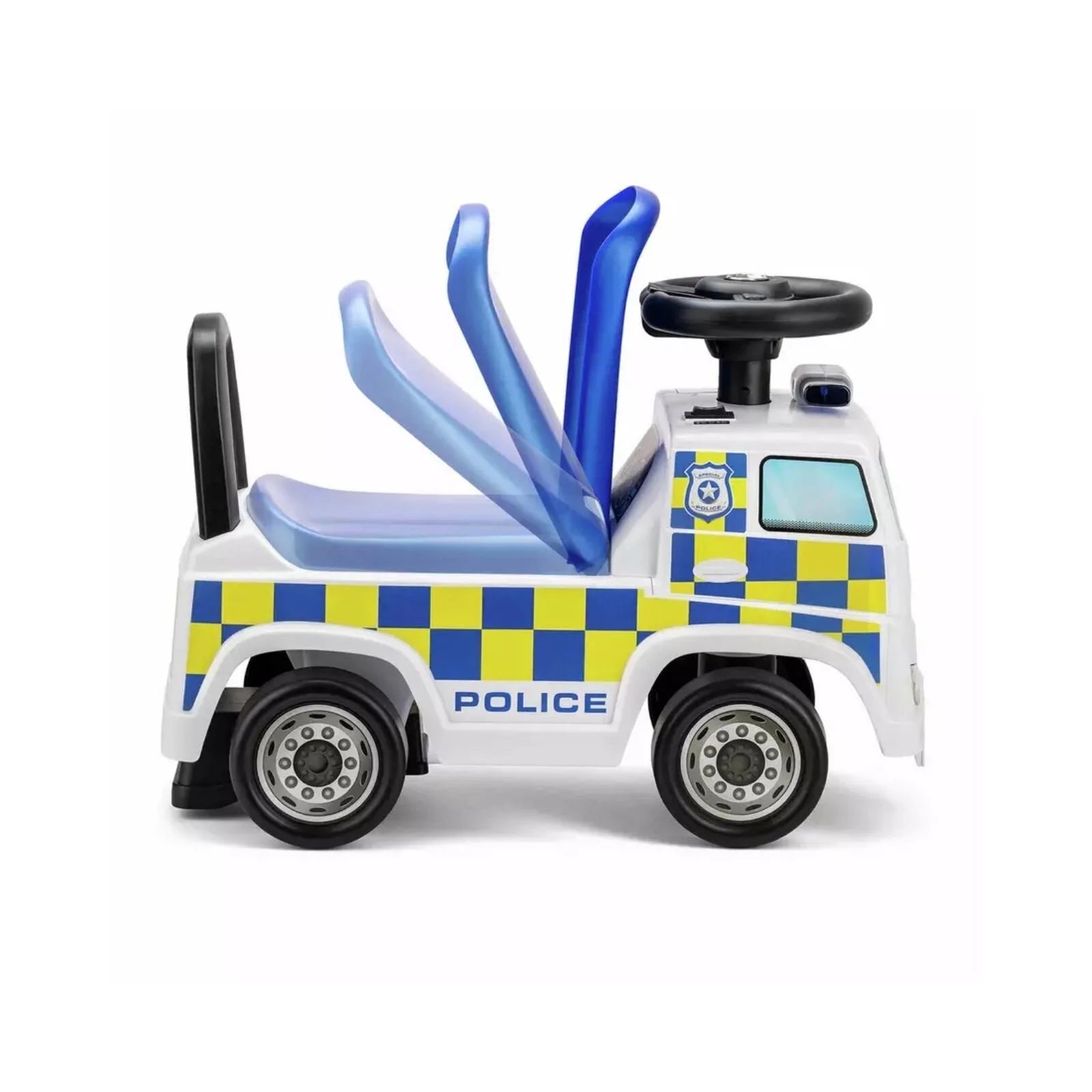 Xootz Mercedes - Benz Police Foot - to - Floor Ride On - White - ebebek - Black Friday