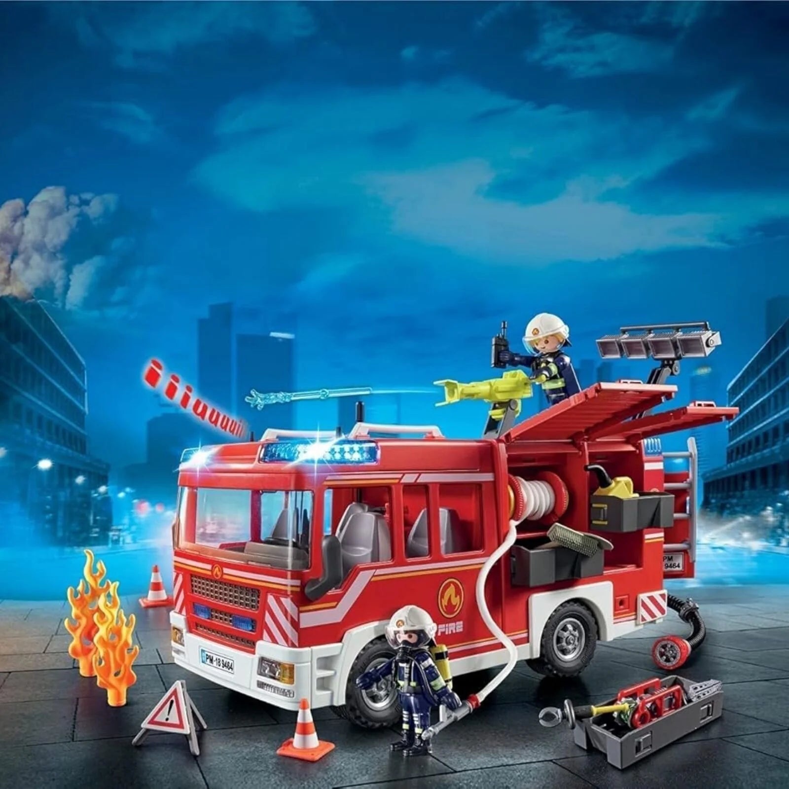 Playmobil City Action Fire Engine with Working Water Cannon 9464 - ebebek - Christmas