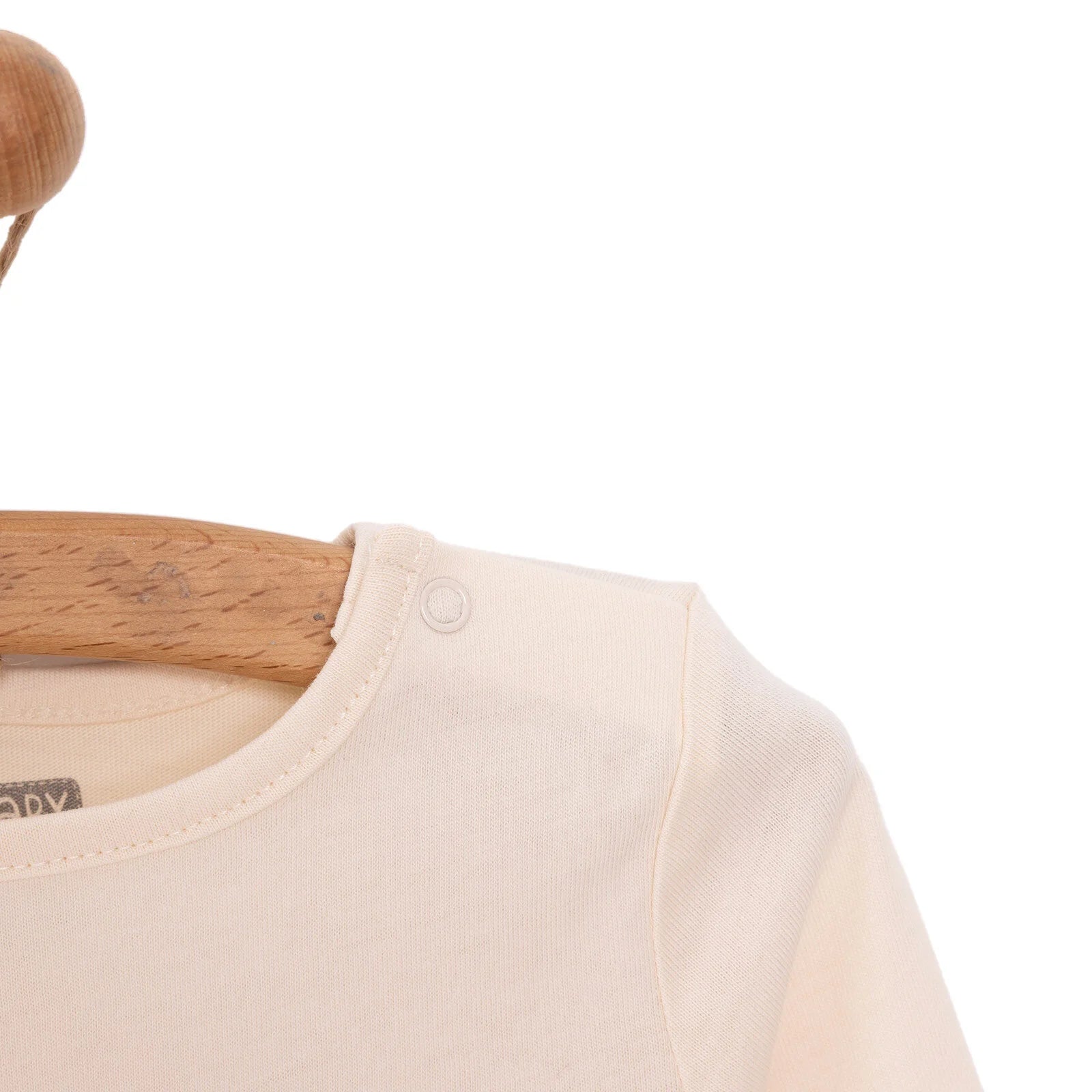 HelloBaby Unisex Long Sleeve Bodysuit - Ecru - ebebek - Black Friday