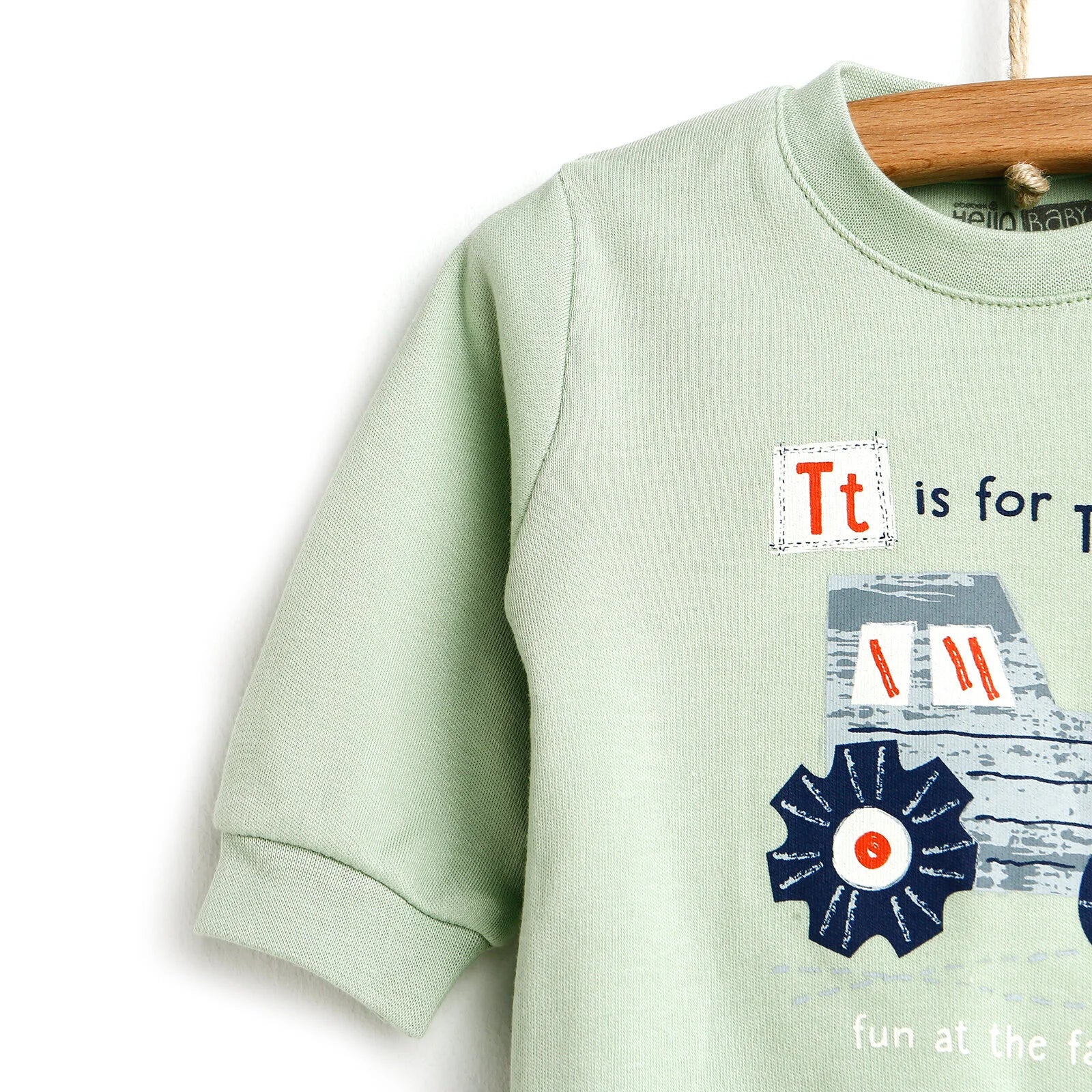 HelloBaby Basic Baby Boy Tracksuit - Green - ebebek - Black Friday