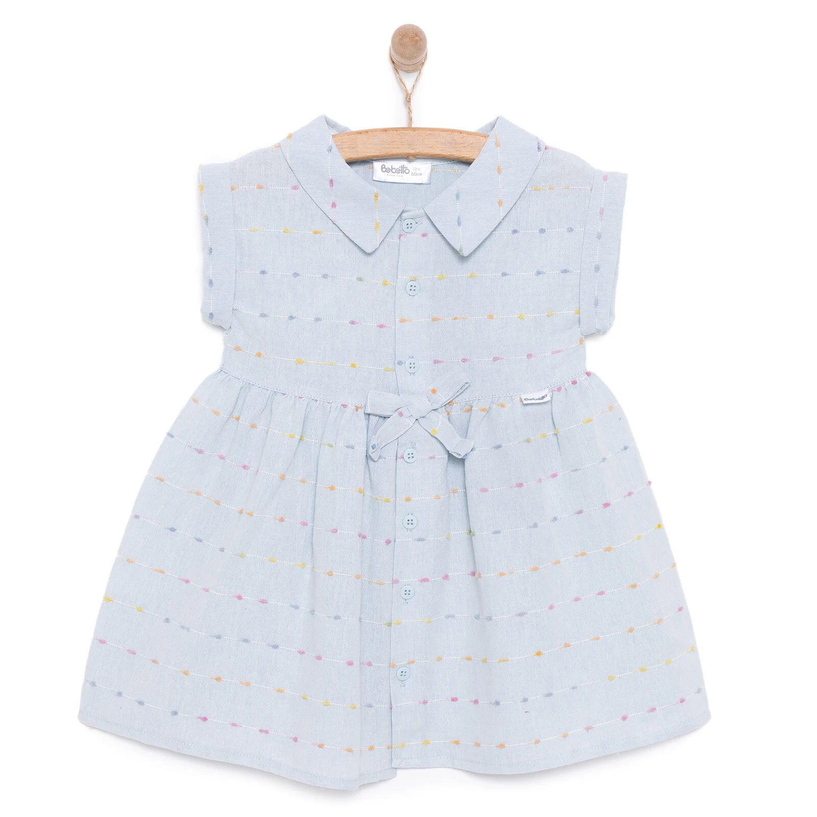 Bebetto Ponpon Team Girl Skirtall - Light Blue - ebebek - Black Friday