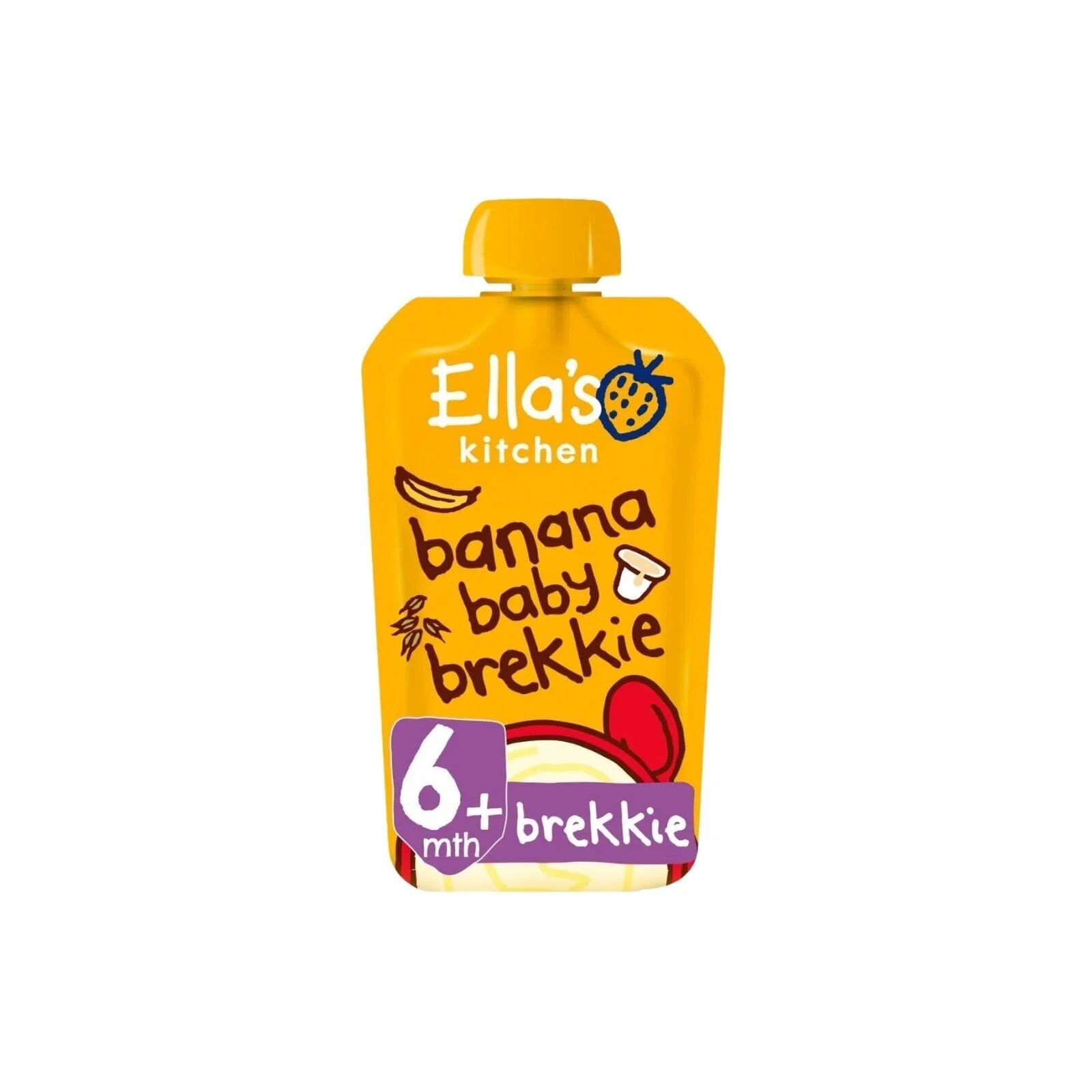 Ella's Kitchen Organic Banana Baby Brekkie Baby Food Breakfast Pouch 6+ months 100g - ebebek - Black Friday
