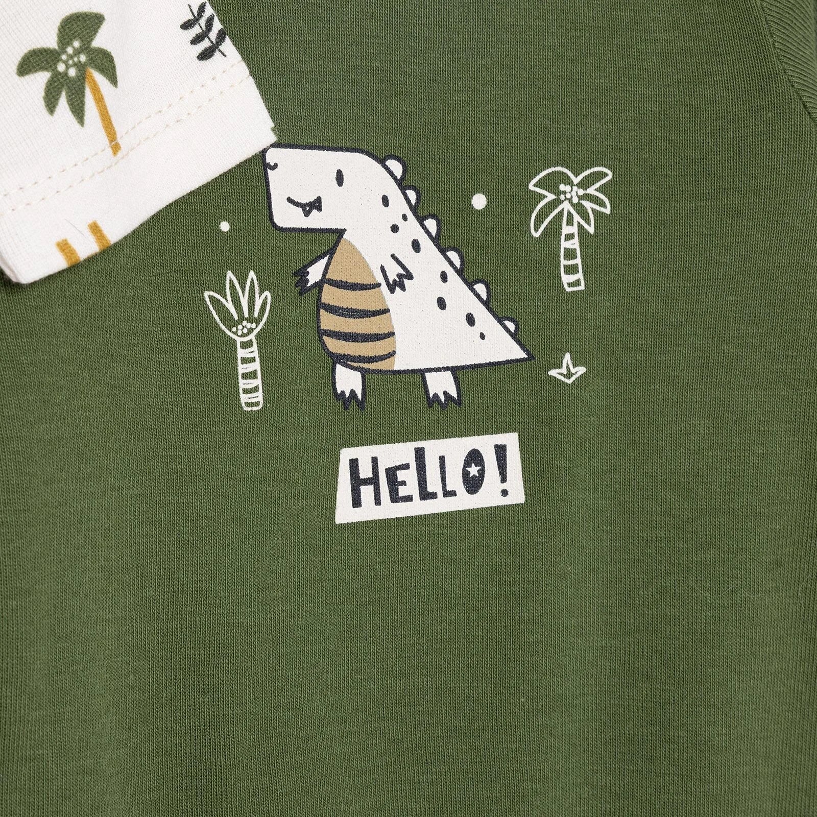 HelloBaby Long Sleeve Body 2 Pack - Khaki - ebebek - Black Friday