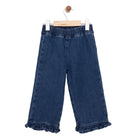 HelloBaby Tulip Girl Denim Pants - Navy Blue - ebebek - Black Friday