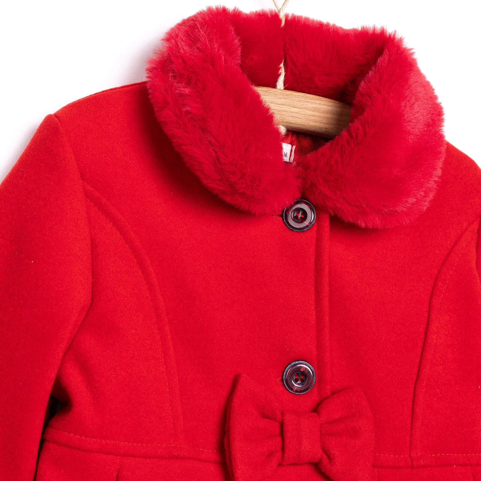 Baby Rose Girl Coat - Red - ebebek - Black Friday