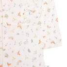 Bebetto Happy Garden Girl Footed Jumpsuit - Ecru - ebebek - Black Friday