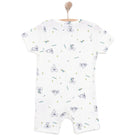 HelloBaby Newborn Boy Short Overalls - Ecru - ebebek - Black Friday