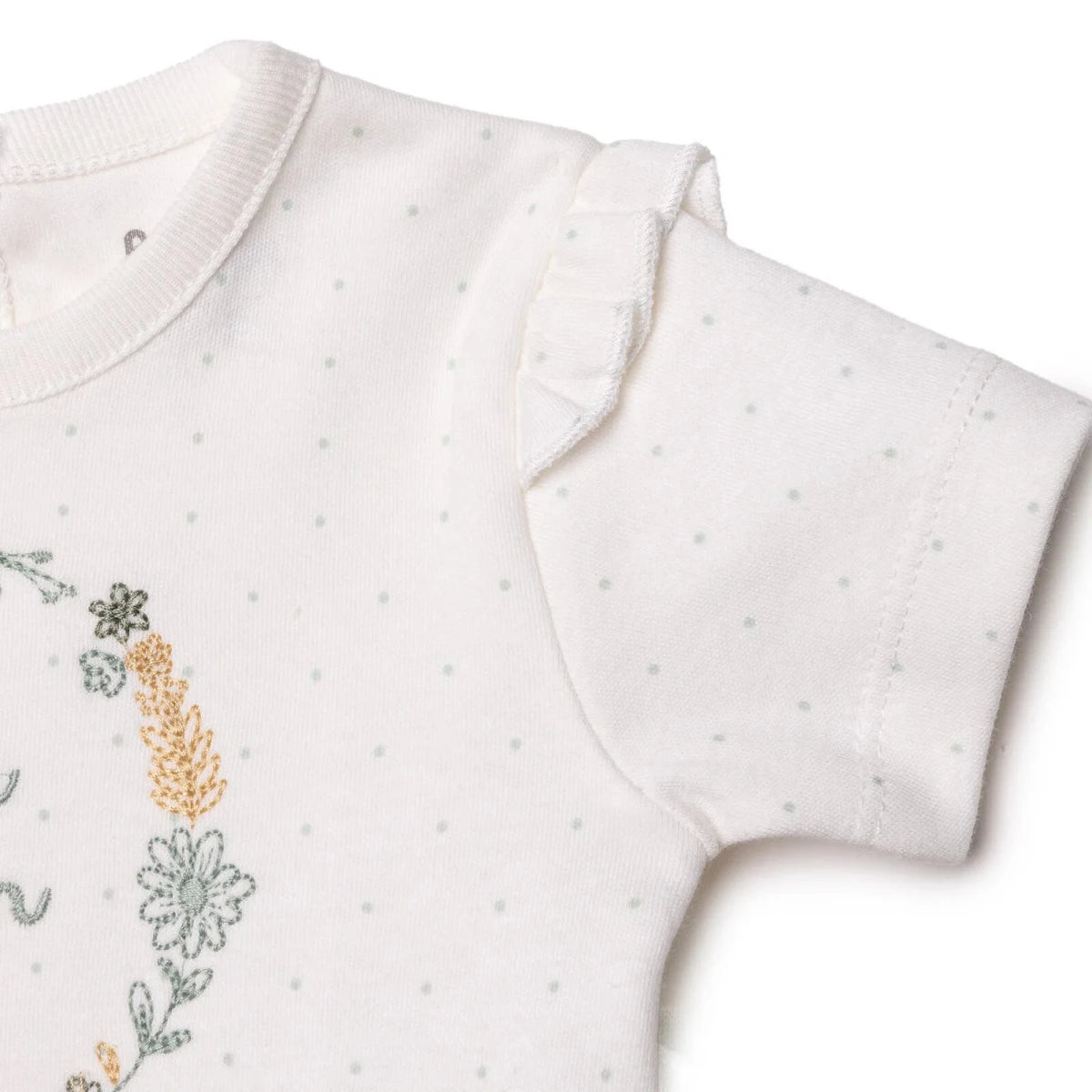 Bebetto Girls T-shirt & Shorts Set Floral Print Flower Garden Crew Neck Short Length Short Sleeve - Multicolour Multicolour - ebebek
