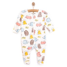 HelloBaby Newborn Unisex Footed Jumpsuit - Ecru - ebebek - Black Friday