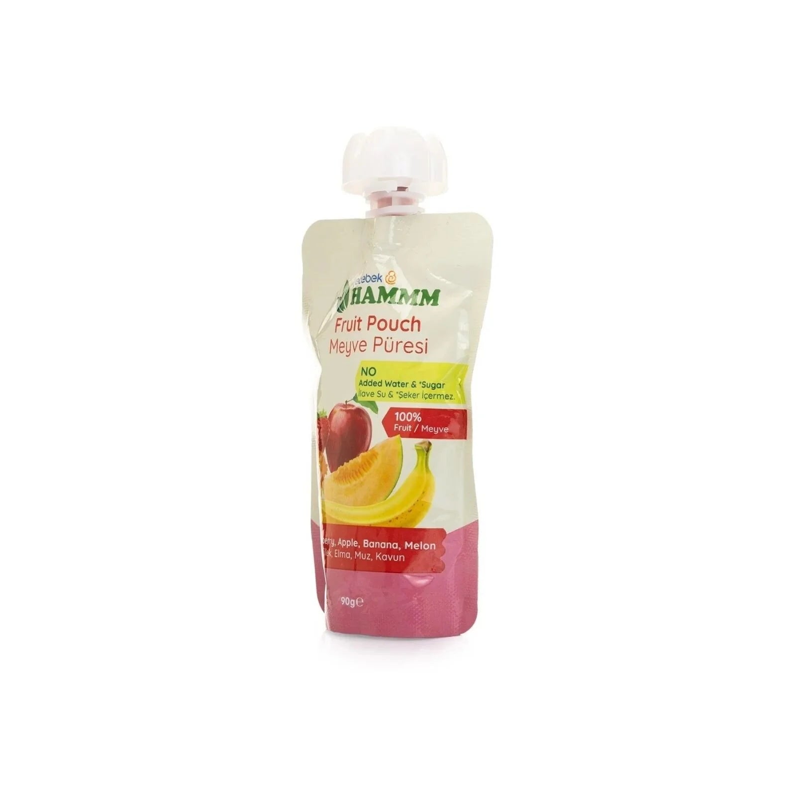 Hammm Strawberry Apple Banana & Melon Puree Pouch 90g - ebebek - Black Friday
