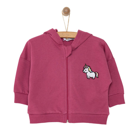HelloBaby Newborn Girl Cardigan - Damson - ebebek - Black Friday