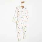 HelloBaby Newborn Baby Boy Footed Jumpsuit - Ecru - ebebek - Black Friday