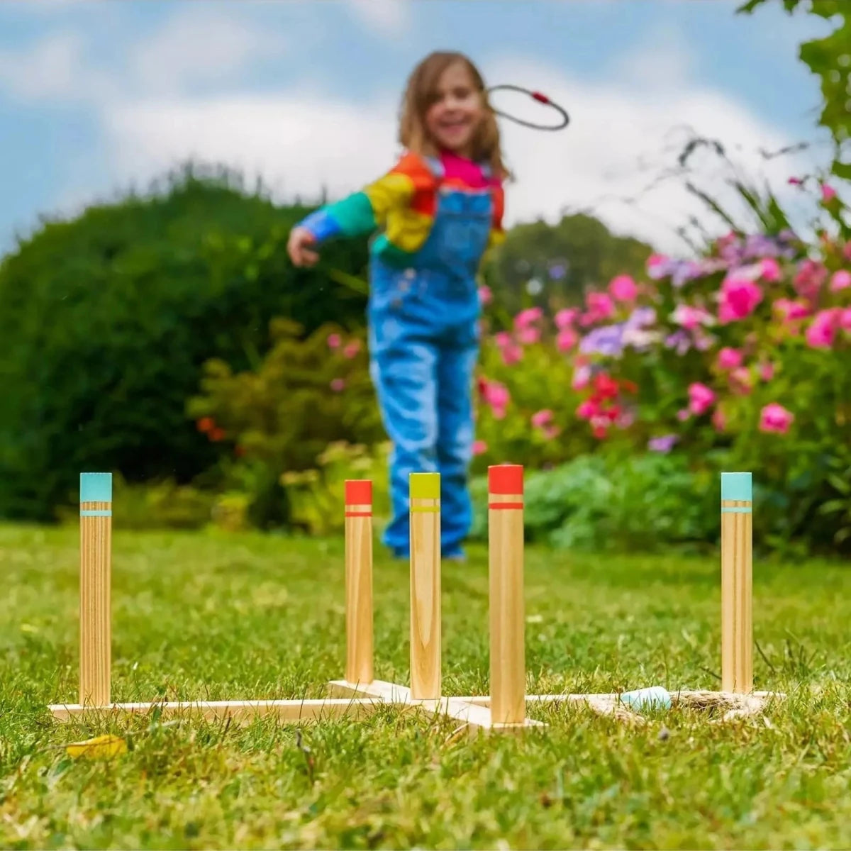 TP Wooden Ring Toss Game - ebebek