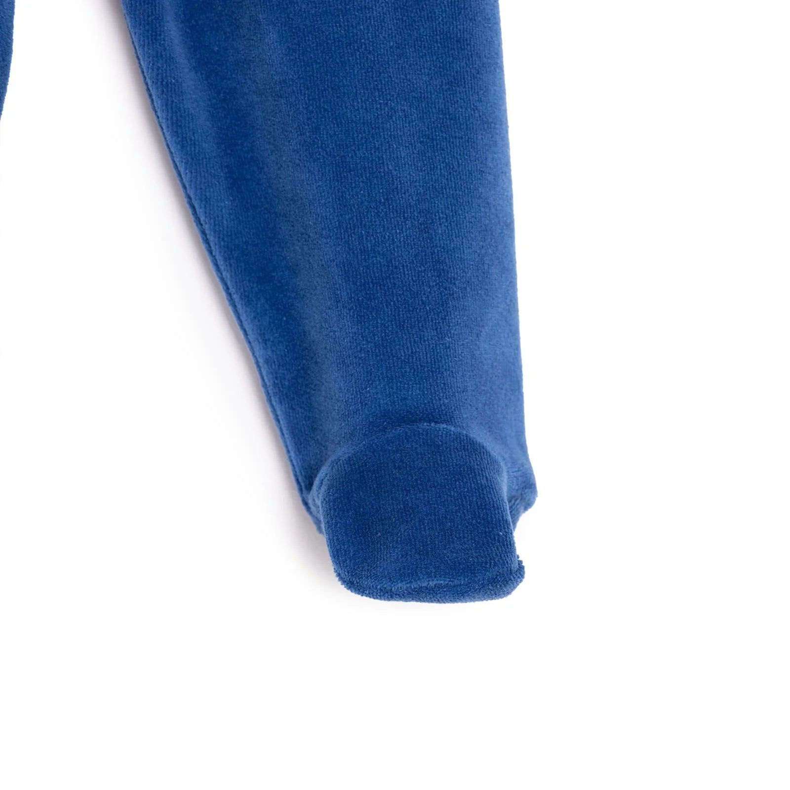 HelloBaby Boy Velvet Footed Bottom - Blue - ebebek - Black Friday