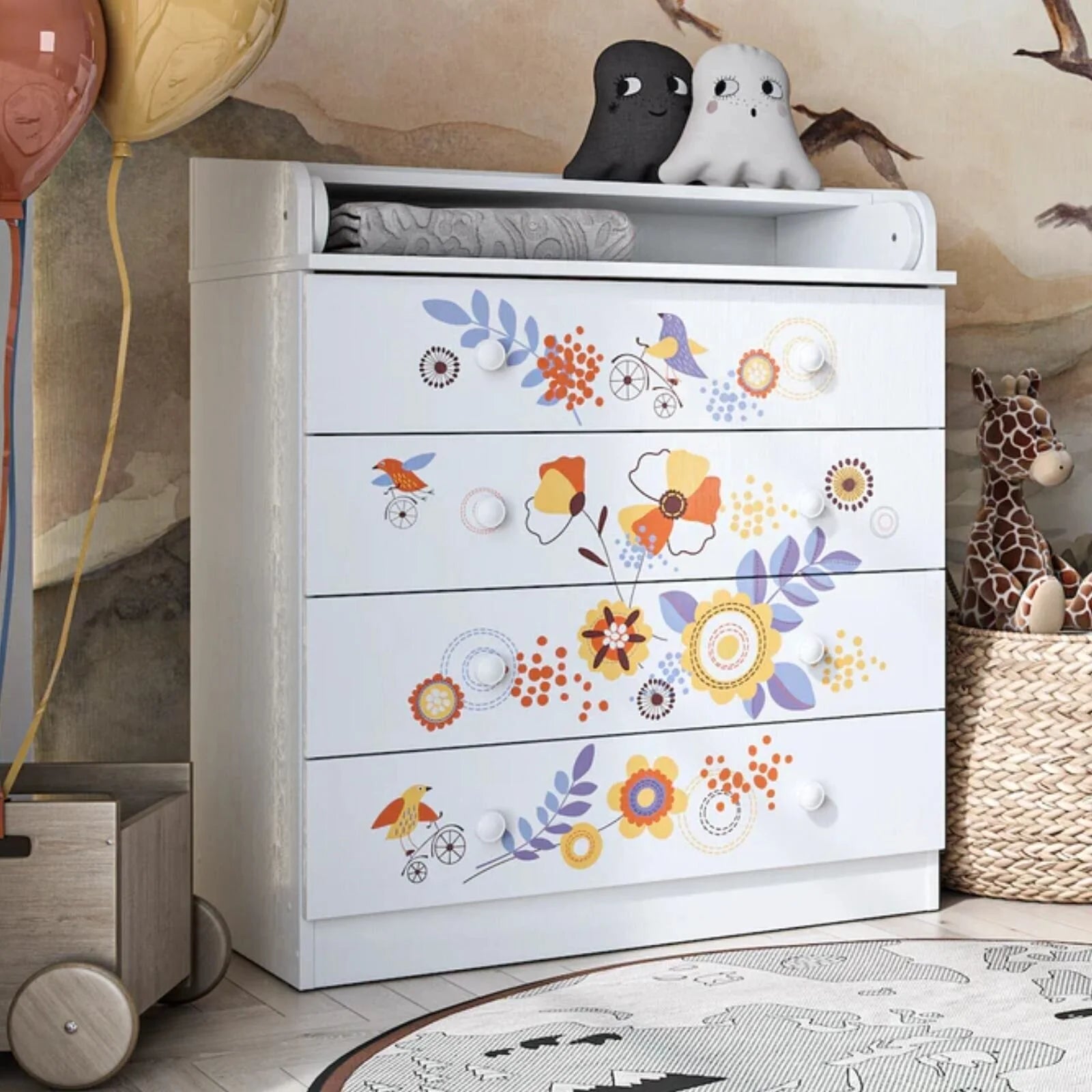 Shefa Kids 800 Changing Dresser - Bike Tour - ebebek - Black Friday