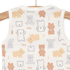 HelloBaby Bear Patterned Athlete Bodysuit - Ecru - ebebek - Black Friday