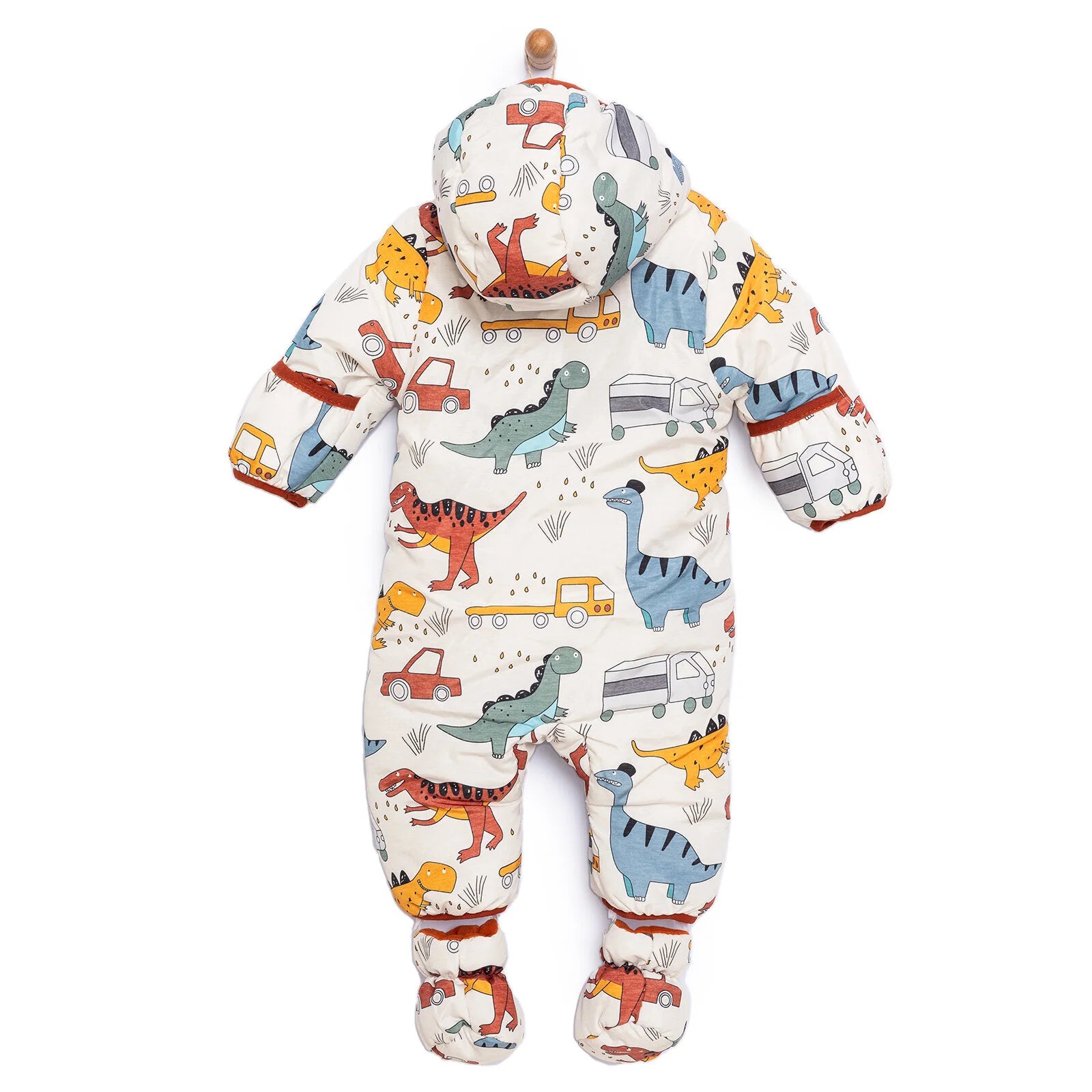 Midimod Basic Boy Dino Printed Snowsuit - Printed - ebebek - Black Friday