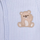 HelloBaby Newborn Boy Footed Jumpsuit - Light Blue - ebebek - Black Friday