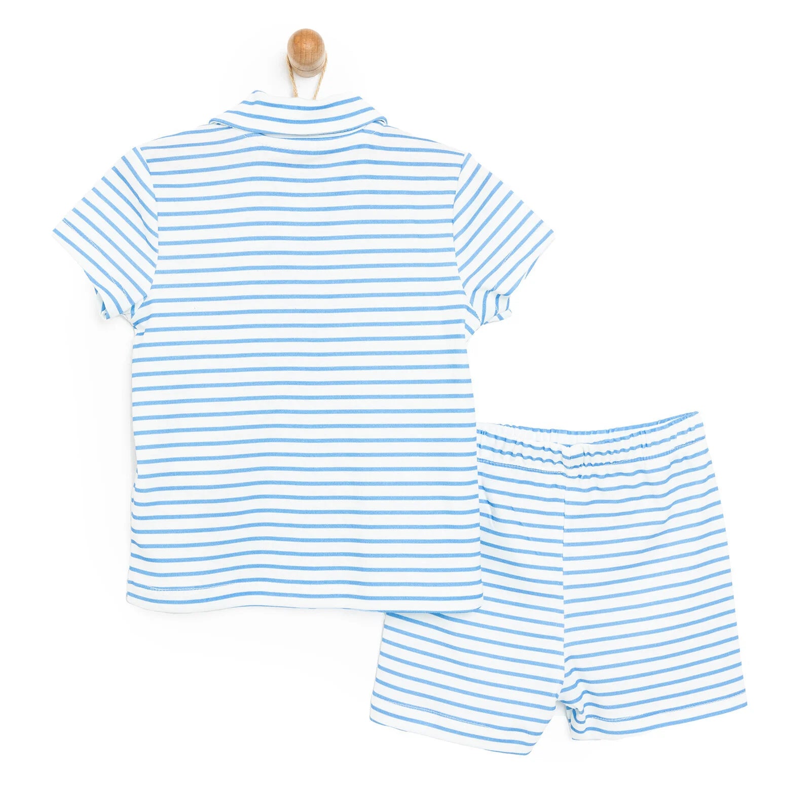 HelloBaby Baby Boy Short Sleeve Pyjamas Set - White - ebebek - Black Friday