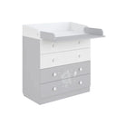 Shefa Kids 800 Teddy Changing Dresser - Grey/White - ebebek - Black Friday