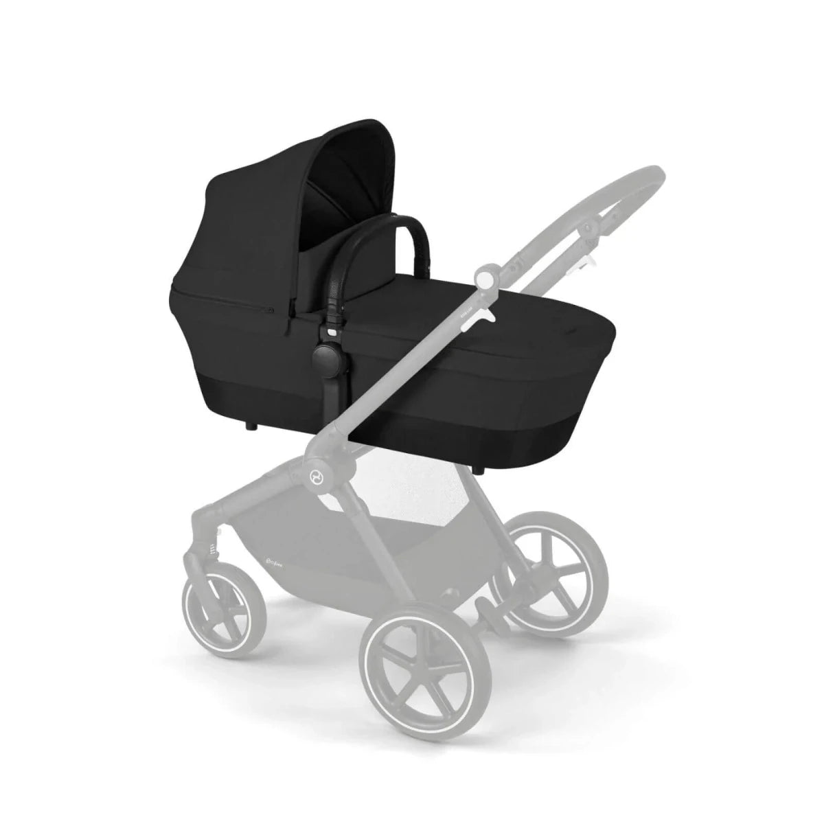 Cybex EOS Lux Silver 2 - in - 1 Pushchair - Moon Black Moon Black - ebebek