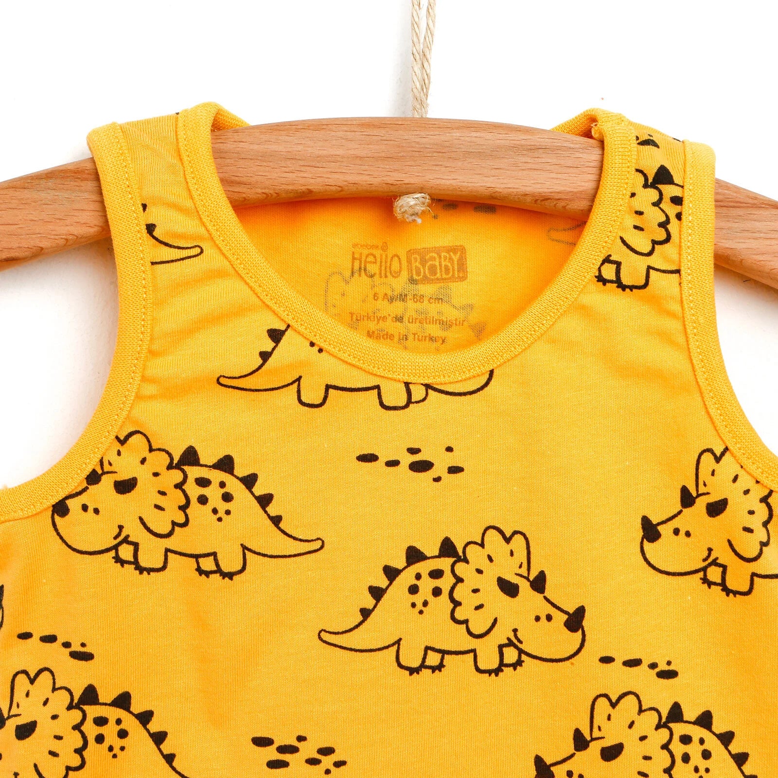 HelloBaby Basic Baby Boy Tank Top - Yellow - ebebek - Black Friday
