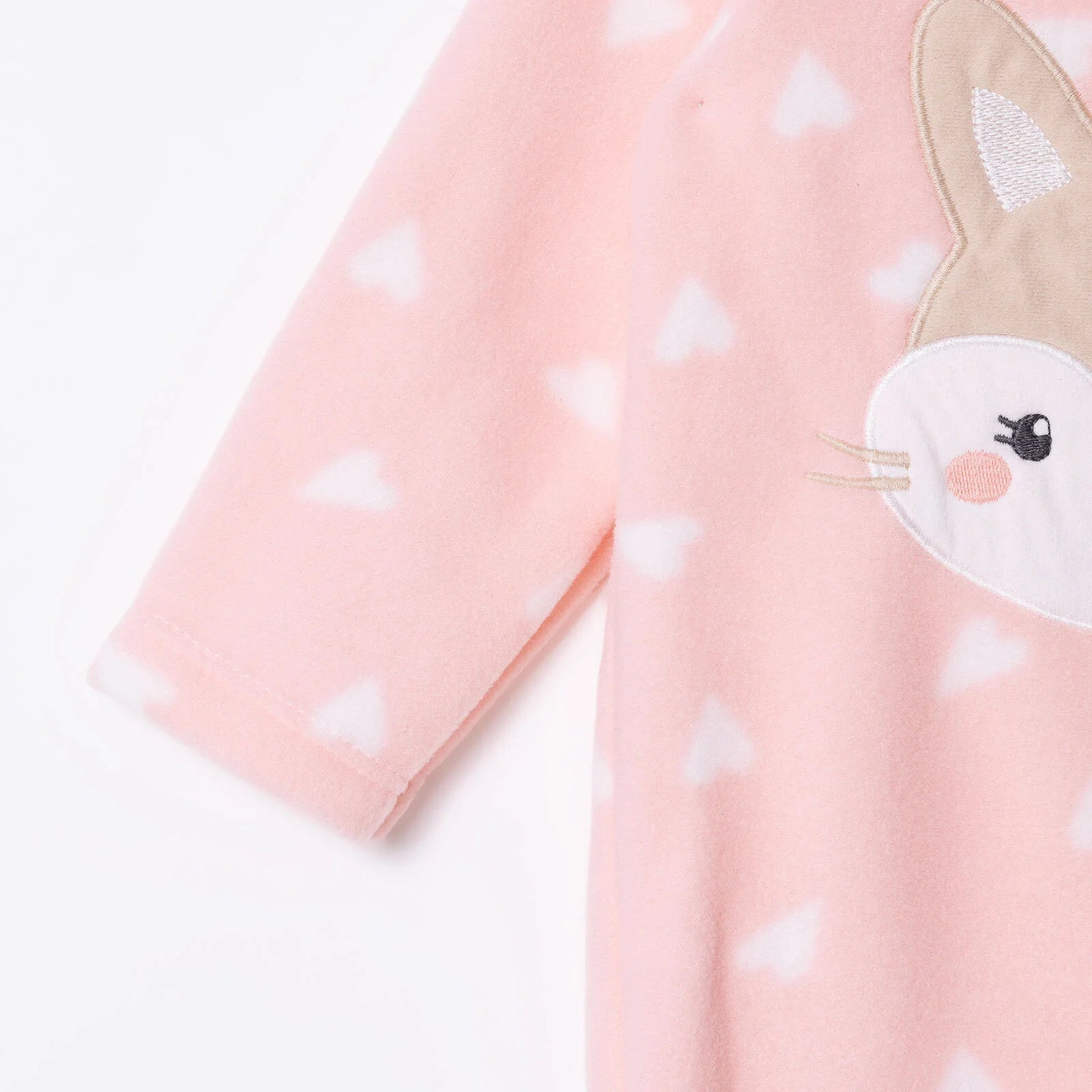 HelloBaby Newborn Polar Footed Jumpsuit - Pink Printed - ebebek - Black Friday