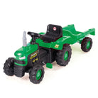 Outlet - Dolu Ride On Pedal Tractor & Trailer - Green - ebebek - Black Friday