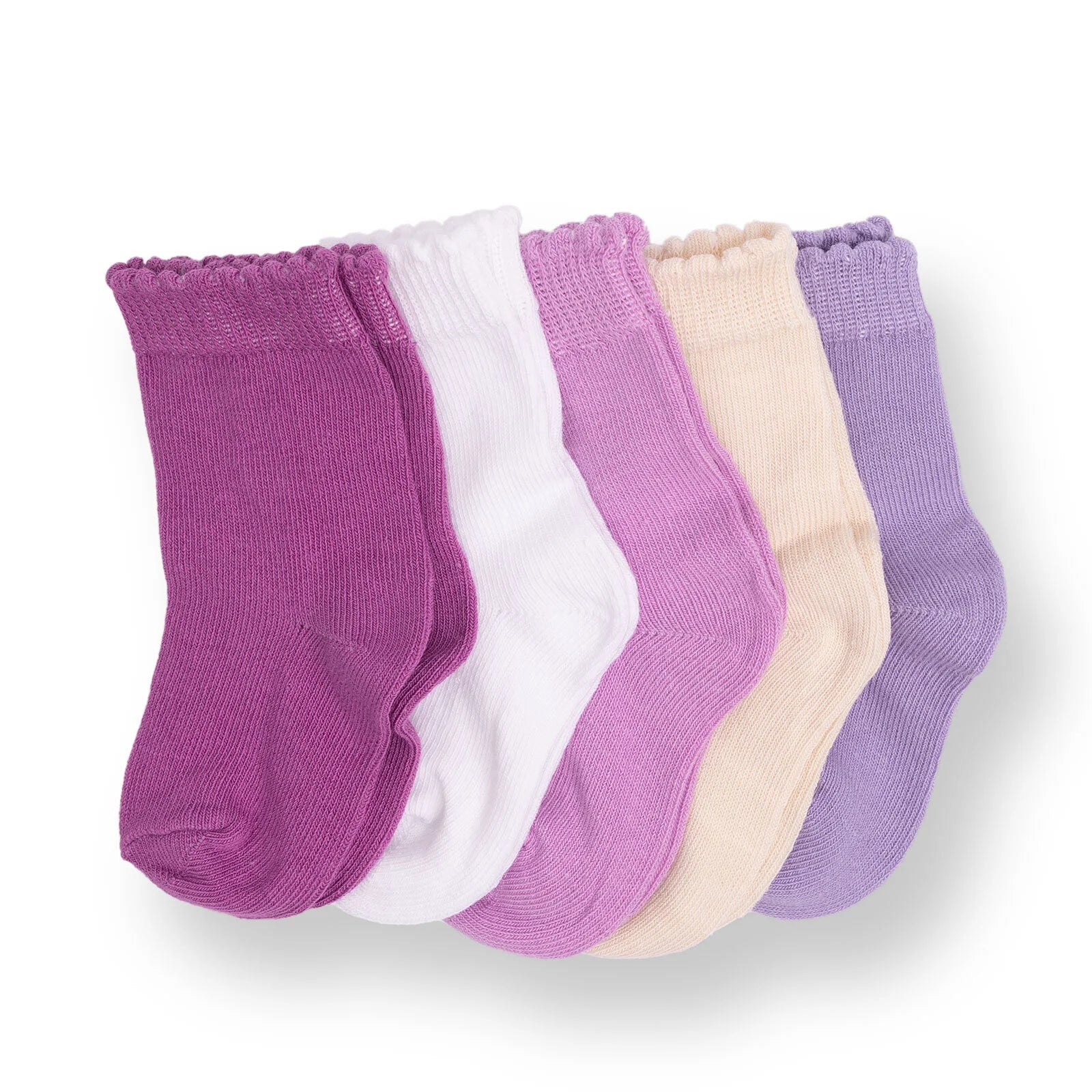 HelloBaby Ankle Socks 5 pcs - Lilac - ebebek - Black Friday