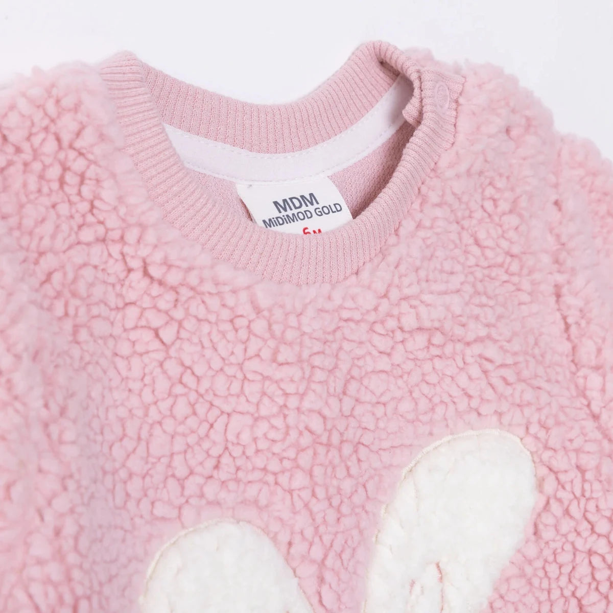 HelloBaby Newborn Sweatshirt - Footless Bottom - Pink Pink - ebebek