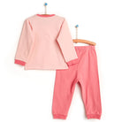 HelloBaby Basic Collared Neck Pyjamas Set - Coral - ebebek - Black Friday