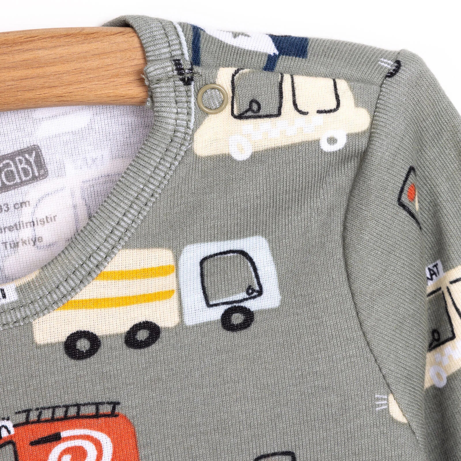 HelloBaby Baby Boy Long Sleeve Bodysuit 2pcs - Khaki - ebebek - Black Friday