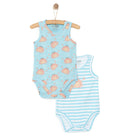 HelloBaby Baby Boy Athlete Bodysuit 2 Pcs - Light Blue - ebebek - Black Friday