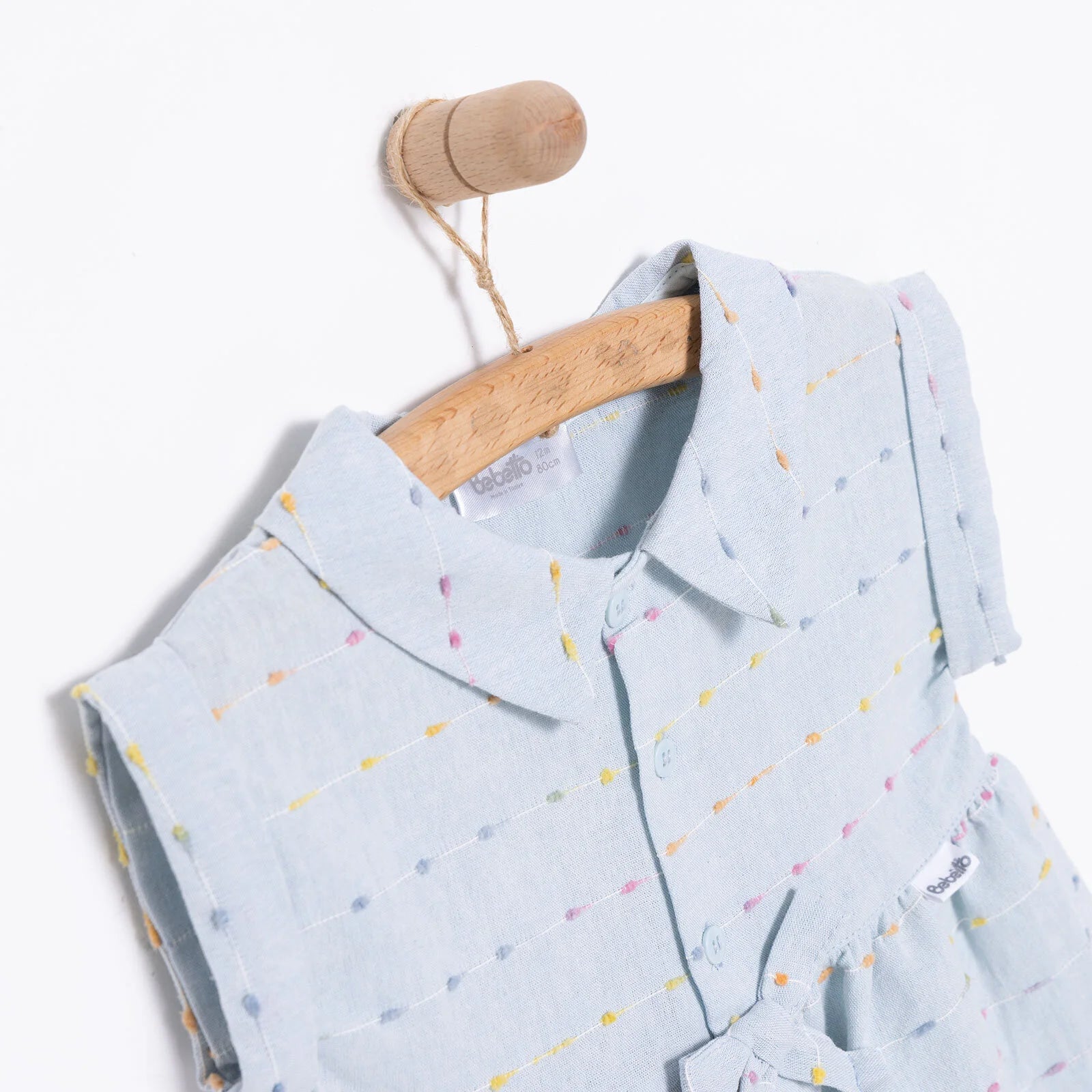 Bebetto Ponpon Team Girl Skirtall - Light Blue - ebebek - Black Friday