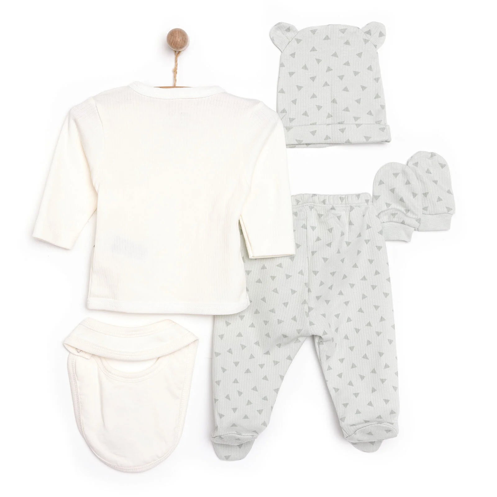 Little Life Unisex 5 Piece Newborn Set - Ecru - ebebek - Black Friday