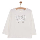 HelloBaby Metallic Girl Blouse - Ecru - ebebek - Black Friday