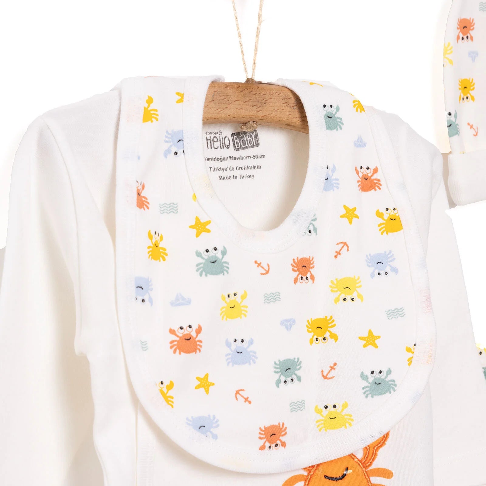 HelloBaby Newborn Starter Set 5 pcs - Ecru - ebebek - Black Friday