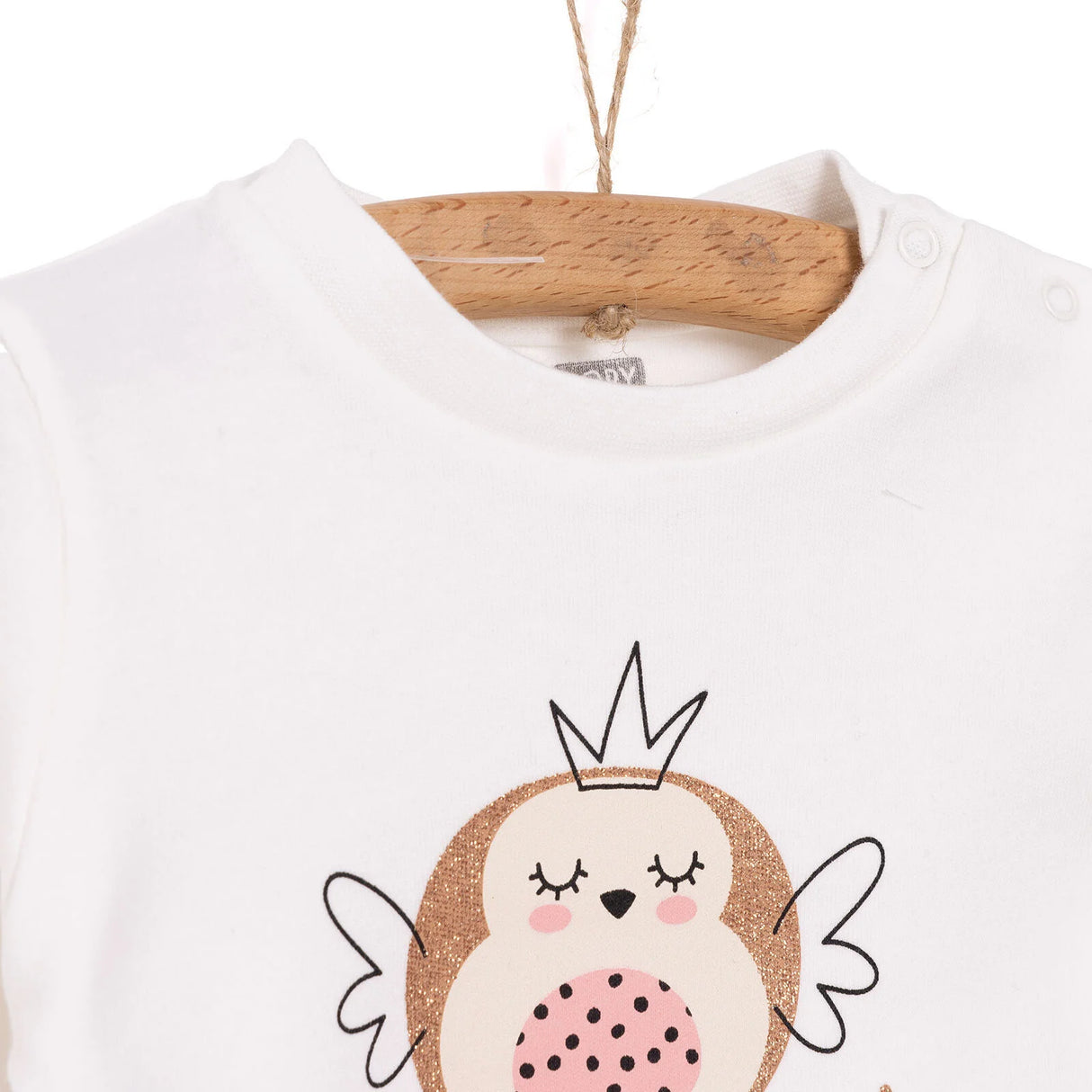 HelloBaby Baby Girl Long Sleeve T-shirt - Ecru - ebebek - Black Friday