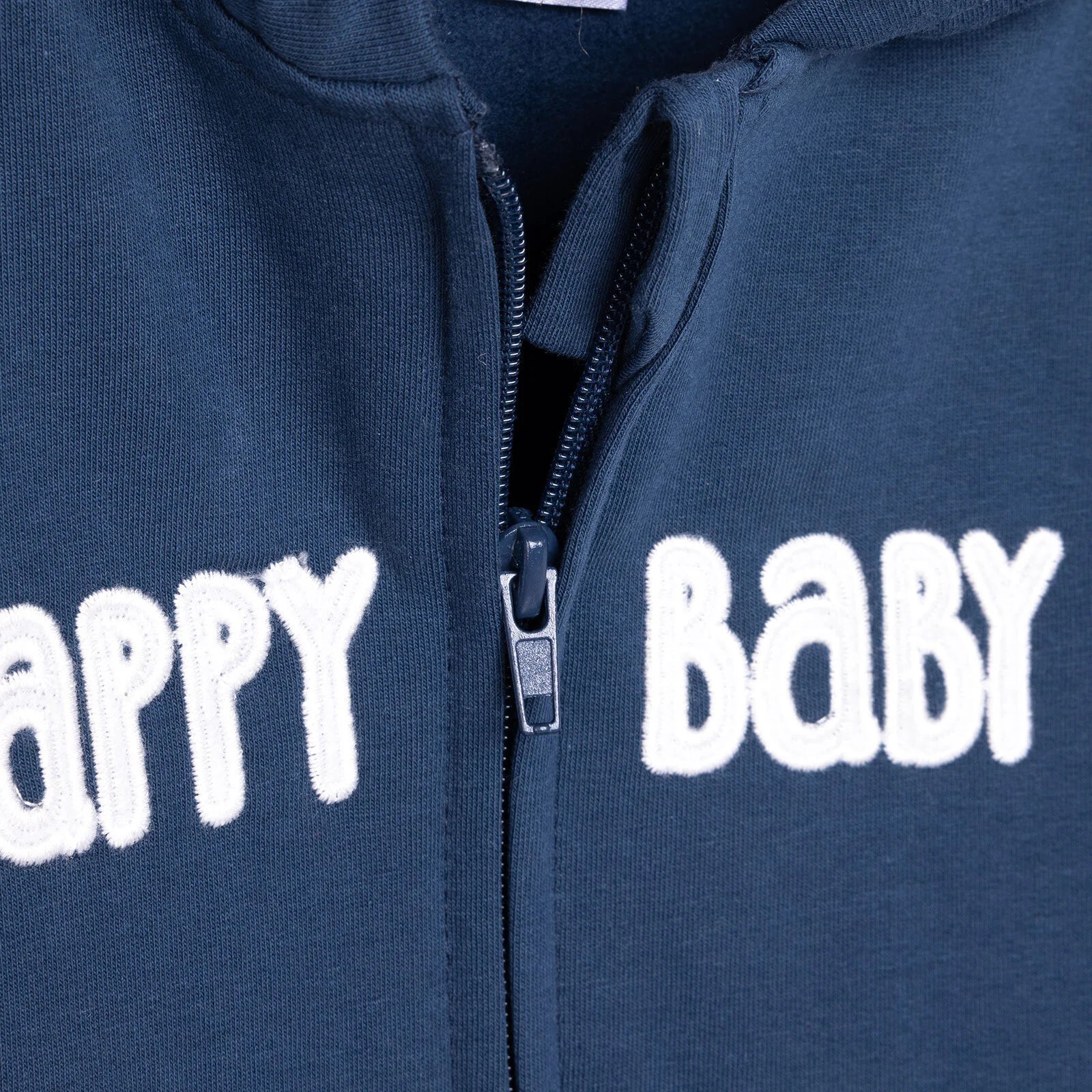 HelloBaby Newborn Hooded Jumpsuit - Navy Blue - ebebek - Black Friday