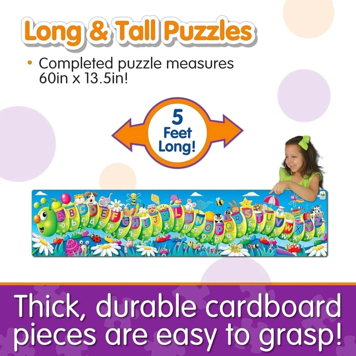 Long & Tall Puzzle ABC Caterpillar Letters - ebebek
