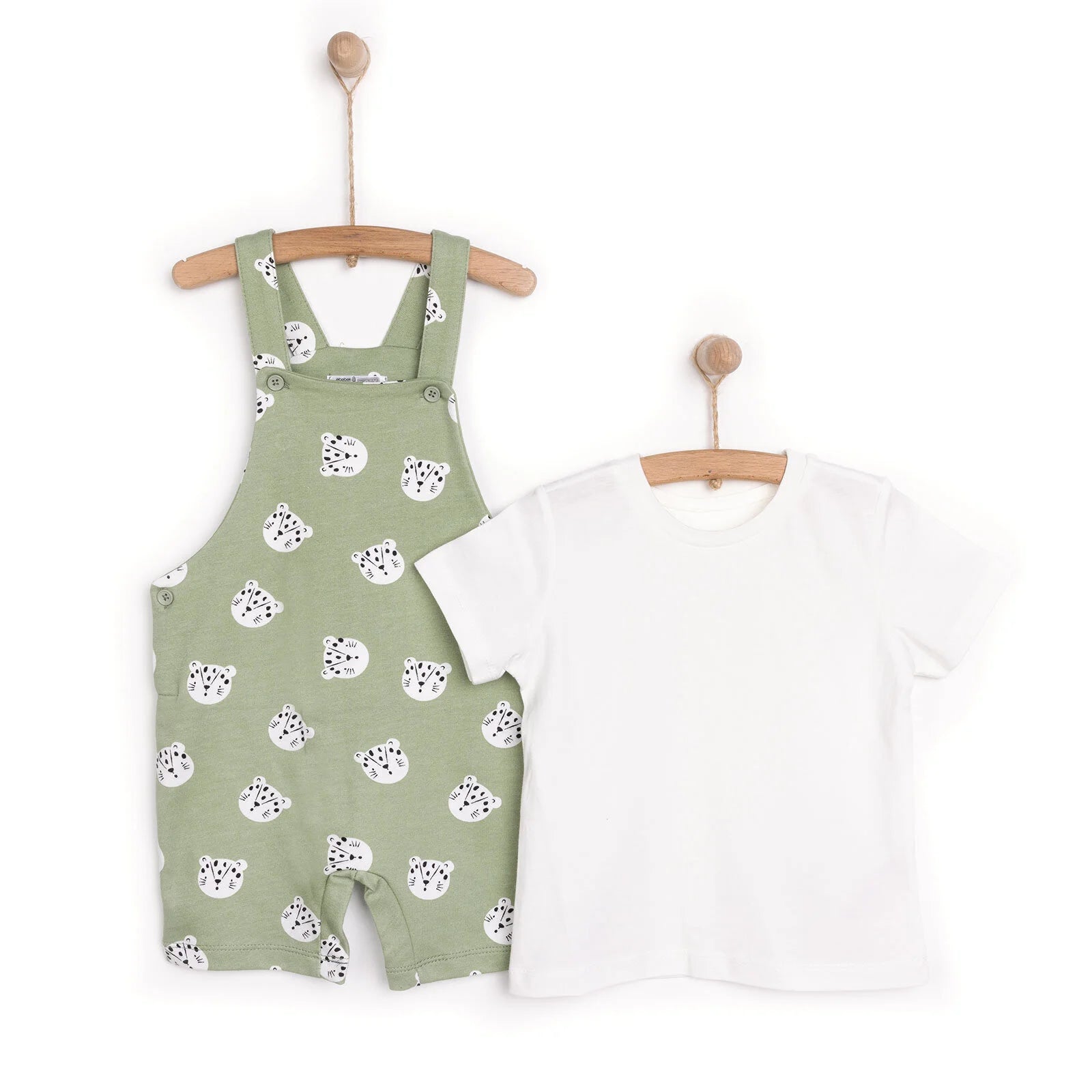 HelloBaby Basic Boy Overall Short - White - ebebek - Black Friday