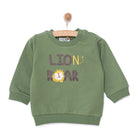 HelloBaby Basic Sweatshirt - Dark Green - ebebek - Black Friday
