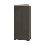 Tutti Bambini Rio Wardrobe - Slate/Honey Oak Slate/Honey Oak - ebebek