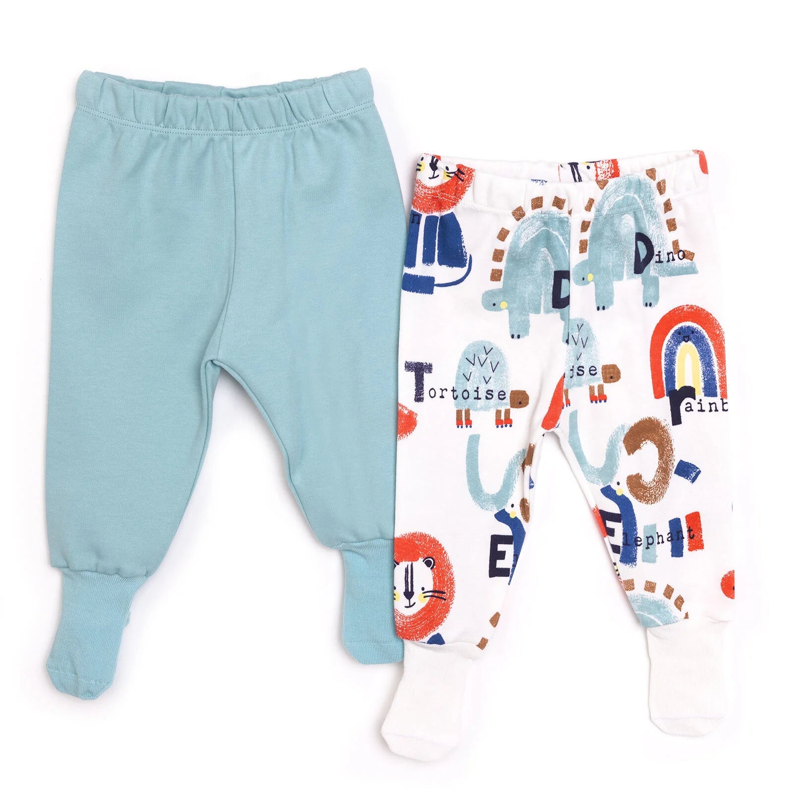 HelloBaby Baby Boy 2 Pcs Footed Bottom - Ecru - ebebek - Black Friday