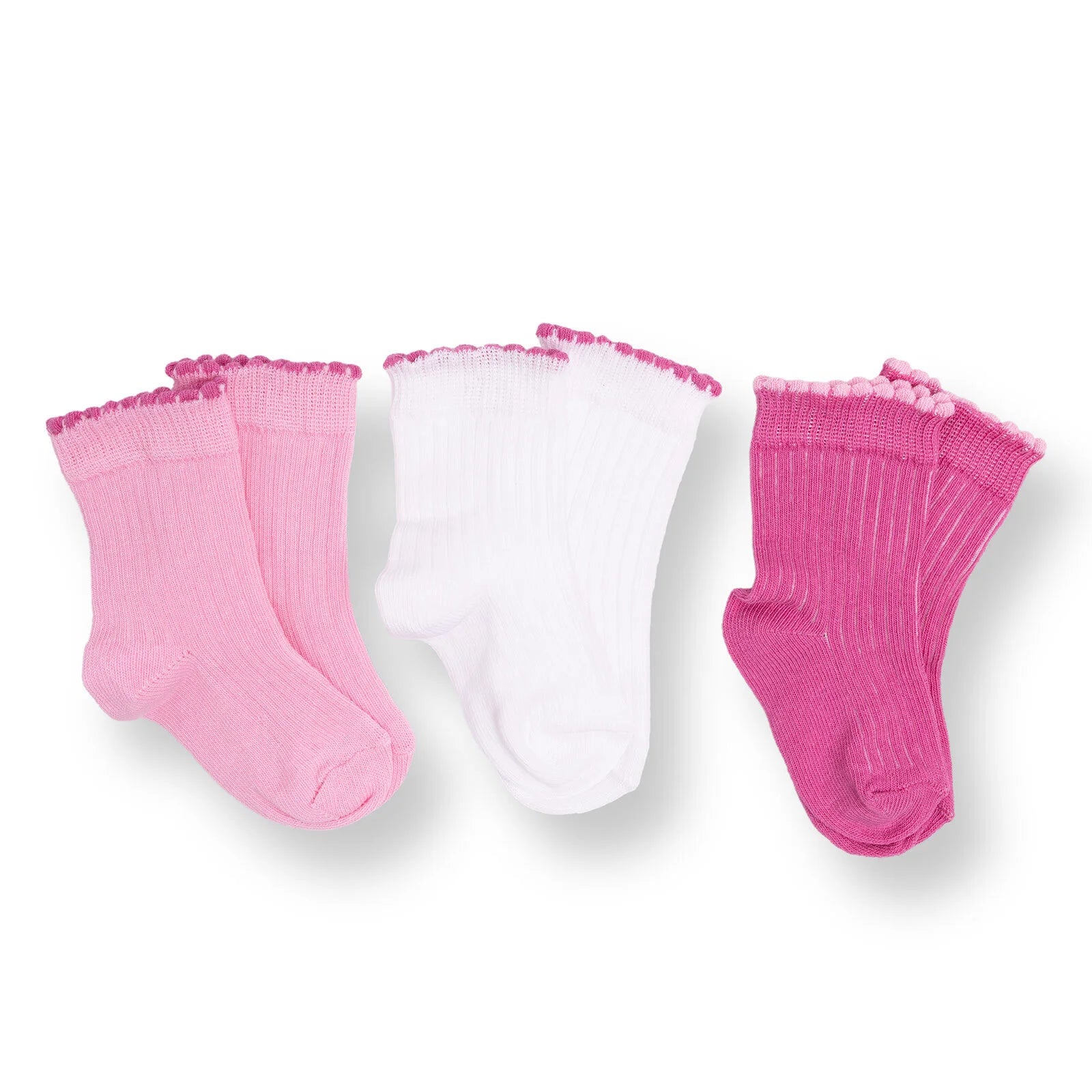 HelloBaby Ankle Socks 3 pcs - Pink - ebebek - Black Friday